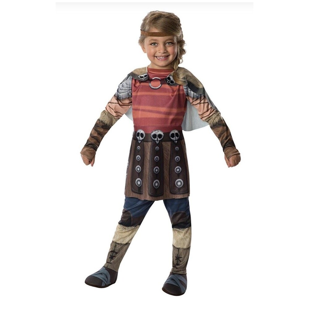 How to Train Your Dragon 2 Astrid Children Costume Halloween Size 4-6 Years Old